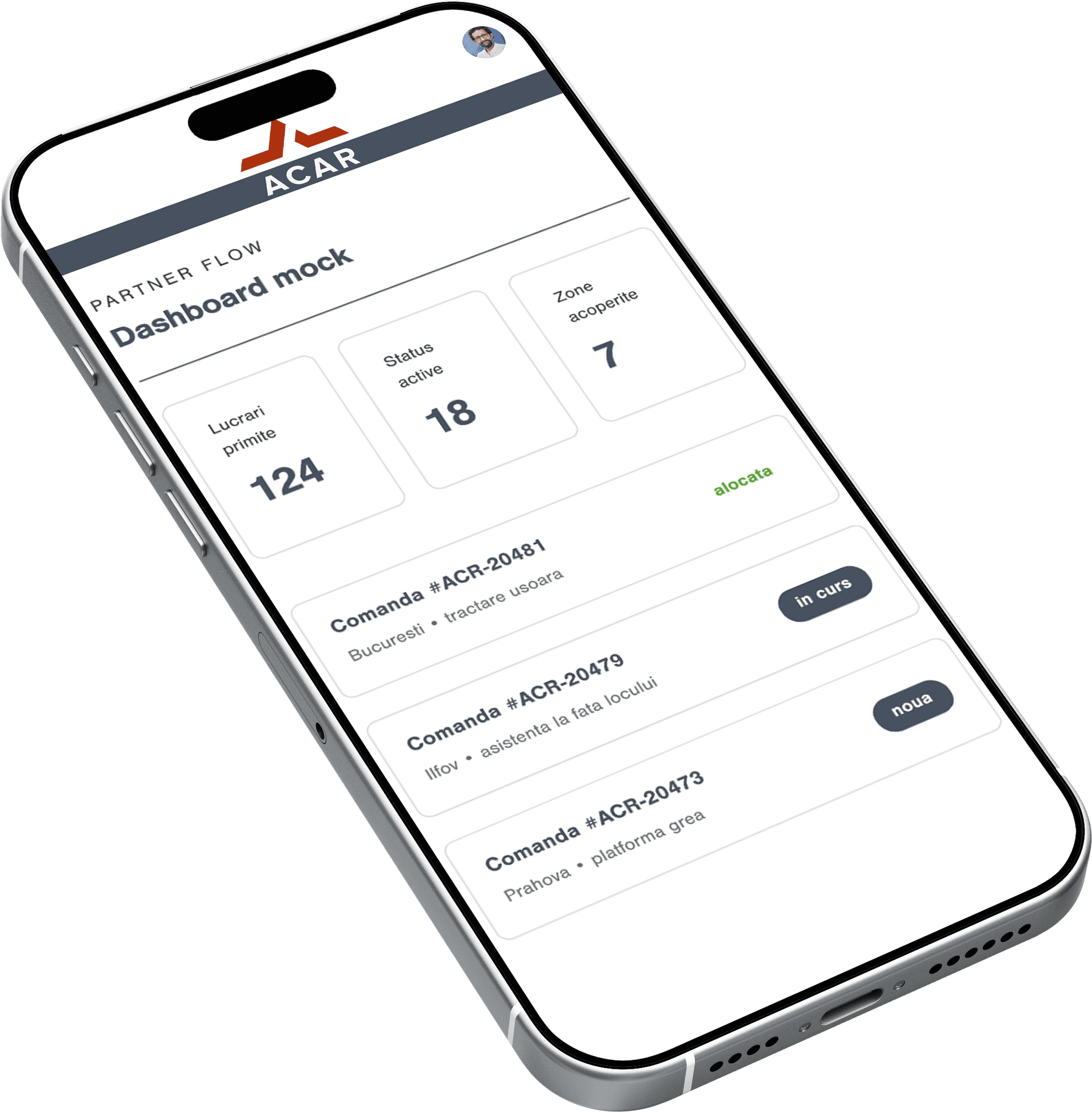 Partener ACAR — firma de tractari sau service